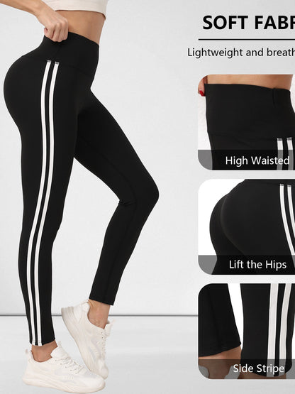 Cross-Border Yoga Pants Hot-Selling Outdoor Sports Fitness Pants Butt-Lifting Casual Running High-Waisted Leggings Women's Export Model