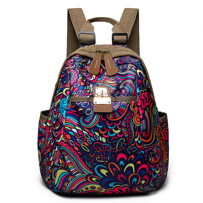 Lightweight Small Backpack Women Oxford Cloth Fashion