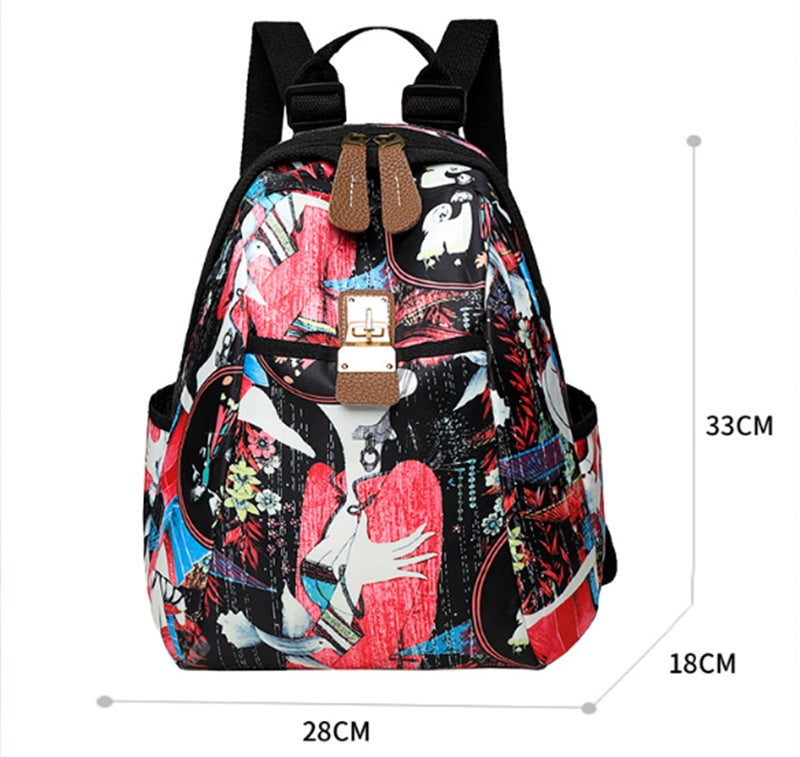 Lightweight Small Backpack Women Oxford Cloth Fashion