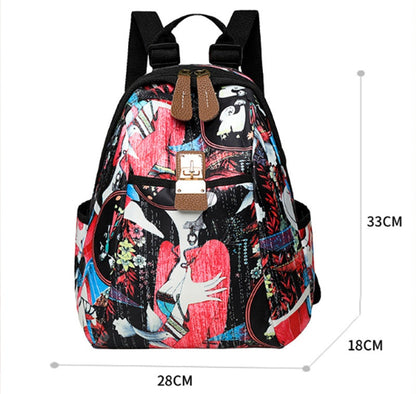Lightweight Small Backpack Women Oxford Cloth Fashion