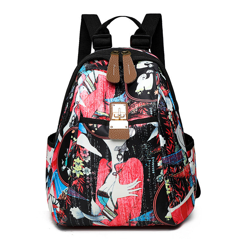 Lightweight Small Backpack Women Oxford Cloth Fashion