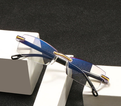 Fashion Reading Glasses With Diamond Cut Edges