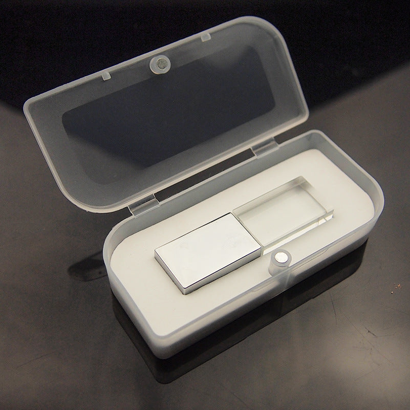 Crystal USB Flash Drive: Transparent Glass, Personalized and Creative