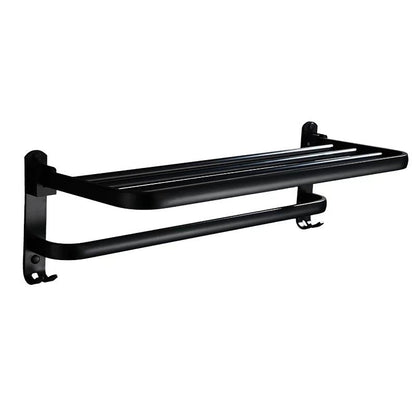 Perforated Space Aluminum Folding Bathroom Shelf