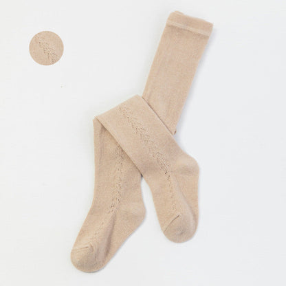 Children's Wear Hollow Tights Hole Tights Baby Tights Bottom
