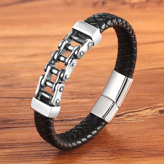 Leather Braided Bracelet Custom