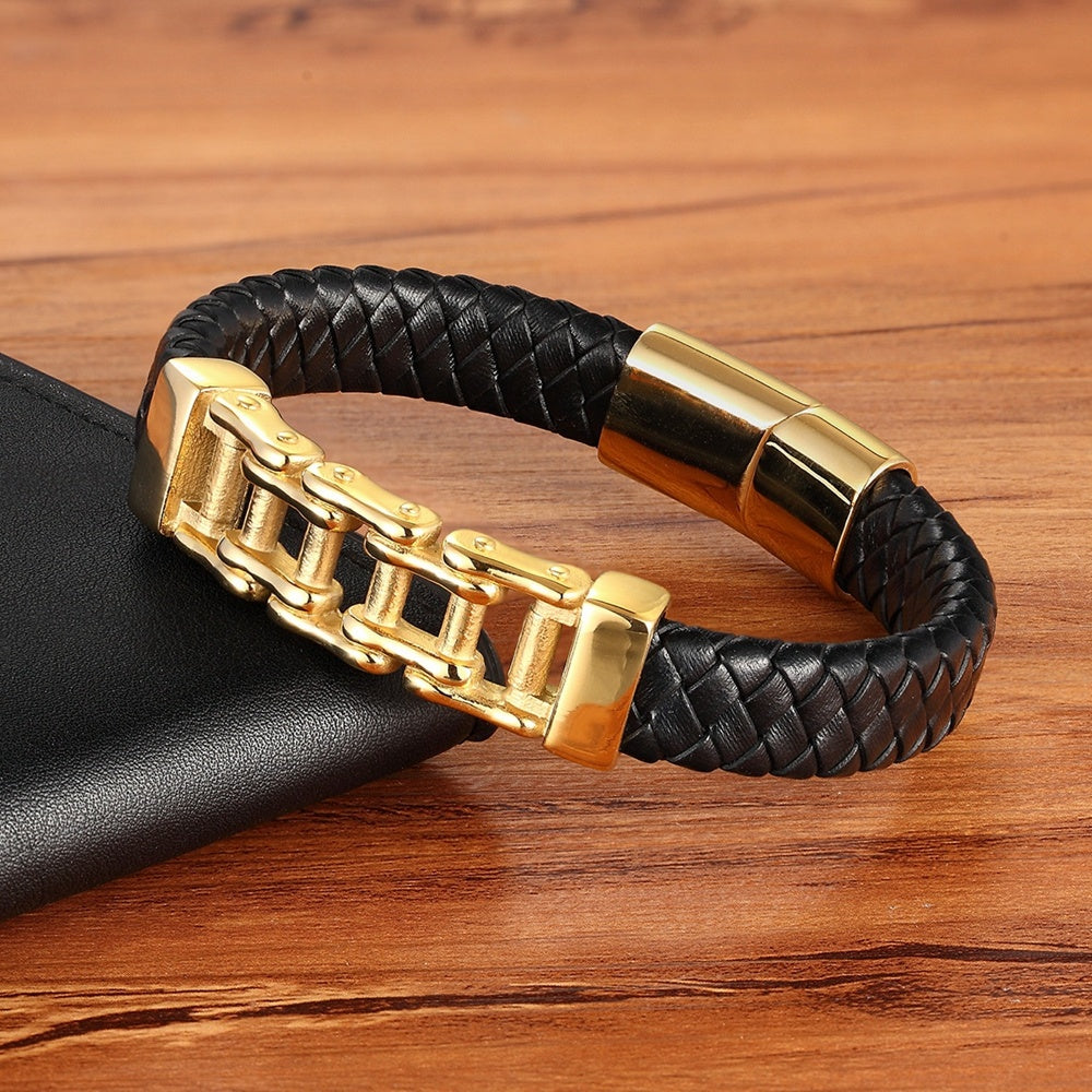 Leather Braided Bracelet Custom