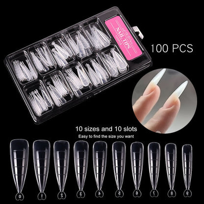 Ultra-thin Nail Art Sheets (100 Pieces)