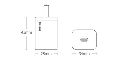 Fast Charge Charger, Mini PD Charger