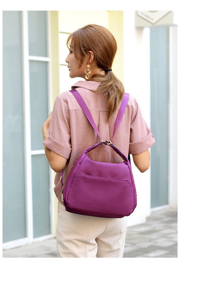 Backpack Women Fashion Bag Waterproof One-Shoulder Ladies Backpack Double Zipper Female Bag