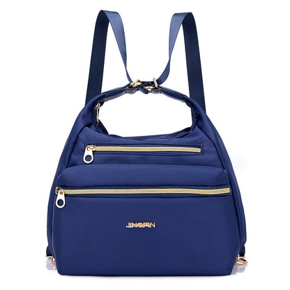 Backpack Women Fashion Bag Waterproof One-Shoulder Ladies Backpack Double Zipper Female Bag