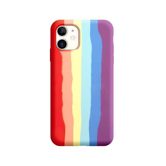 Compatible Apple Phone Case 11 Rainbow Liquid Shel