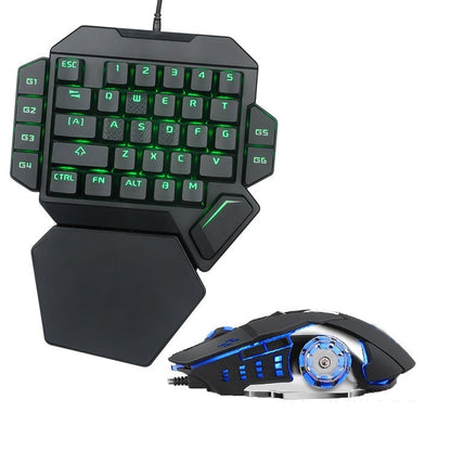 Left-Handed Mobile Gaming Keyboard