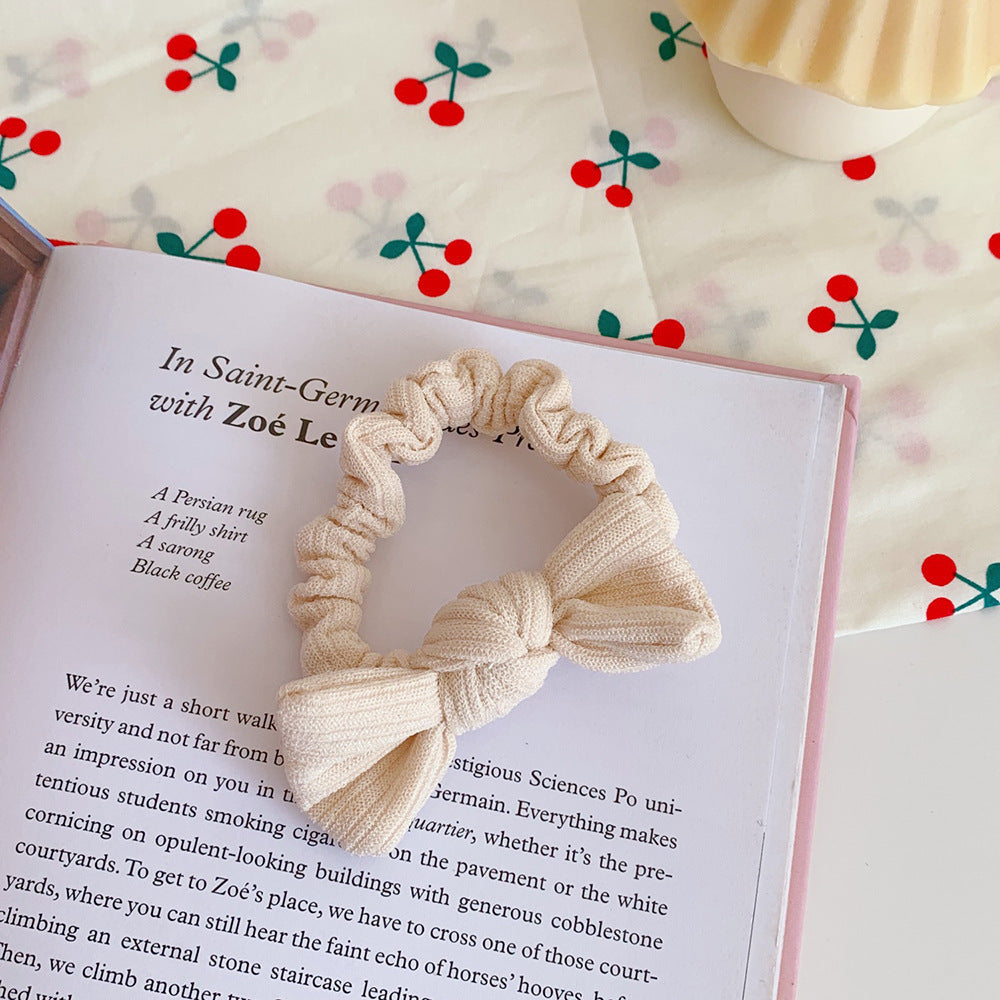 Bow Hair Ring Intestine Rope Hair Accessories