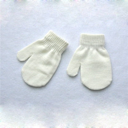 New Winter Warm Knit Gloves For Boys And Girls Aged 5-11