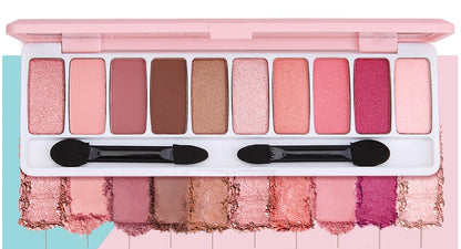 Super Fire Earth Color Cheap Eyeshadow Students Beginners Pearl Glitter Waterproof