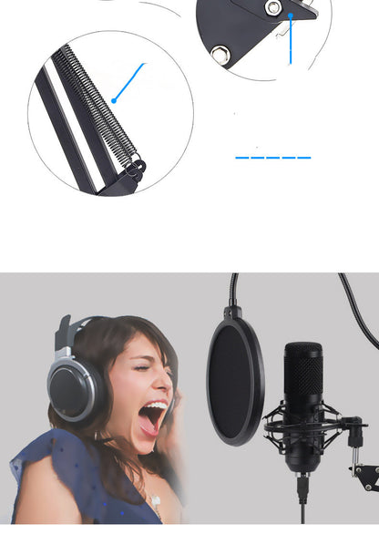 192KHz 24Bit High Sampling Rate Computer USB Microphone BM-800 Condenser Microphone