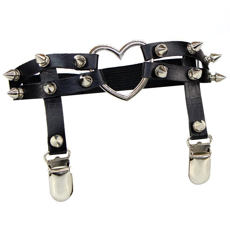Sexy Elasticity Heart Leg Chain Garter Thigh Ring