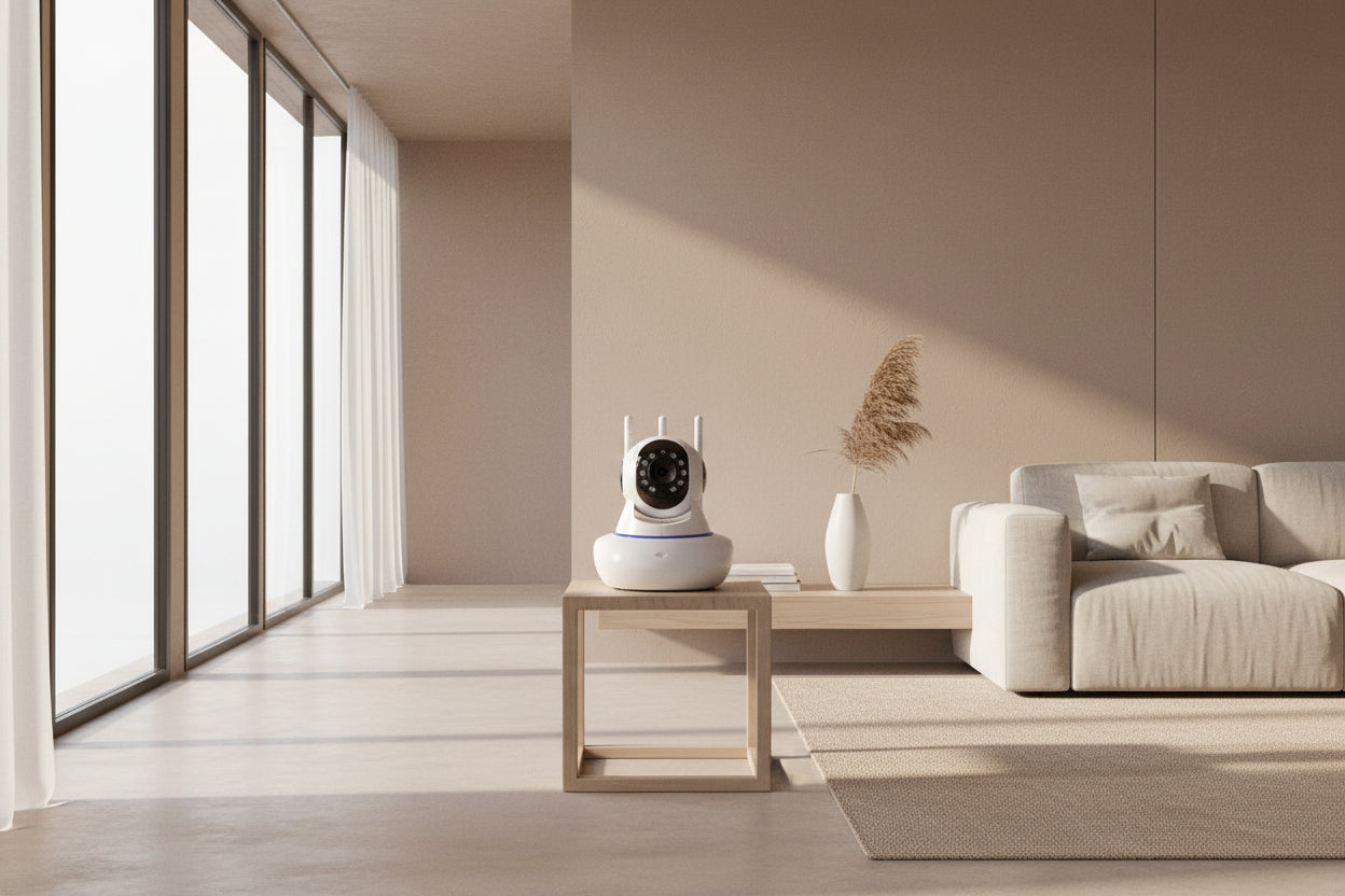 Intelligent WiFi Rotating Camera: HD Night Vision Home Monitoring