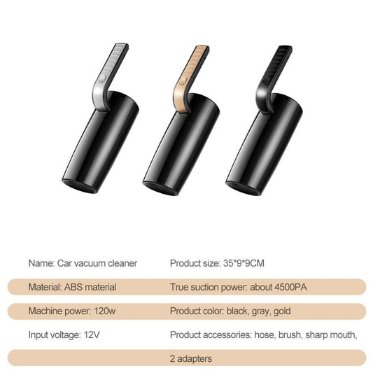 120W Strong Suction Wet Dry Car Vacuum Cleaner Handheld