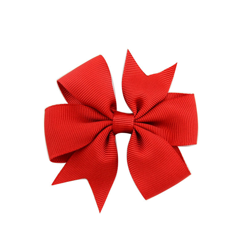 V-Shaped Ribbon Bow Hairpin Children's Headdress