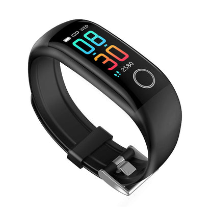 T10 Intelligent Hand Ring Temperature Heart Rate Blood Pressure Monitoring Multi Exercise Mode Waterproof Multi Language Information Push