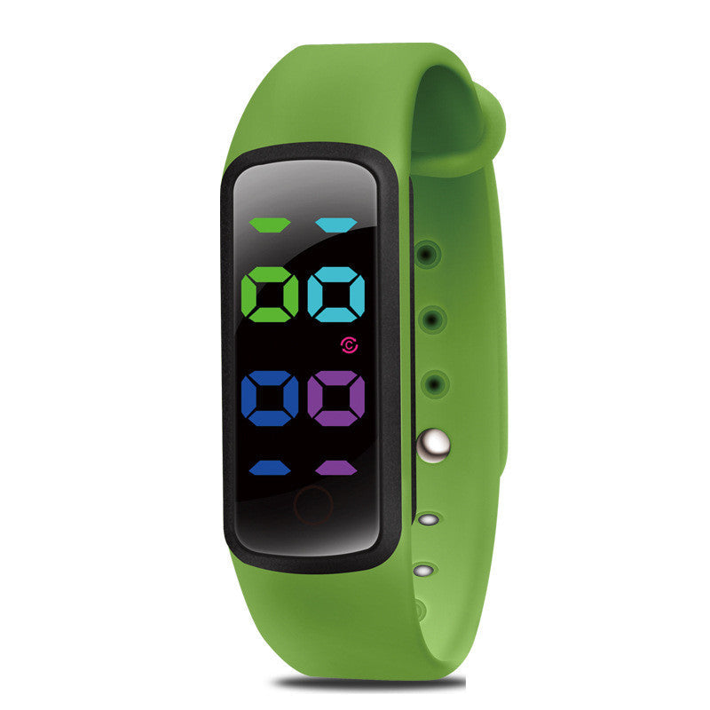 Three-Color Led Display Hand Waterproof Music Color Light Smart Reminder Wristband Children'S Bracelet Smart Bracelet