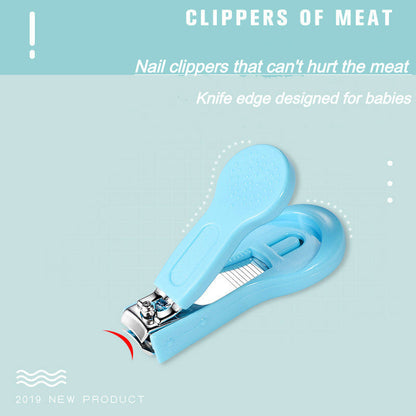 Baby Nail Care Set File, Clipper, Safety Clipper 4-Piece