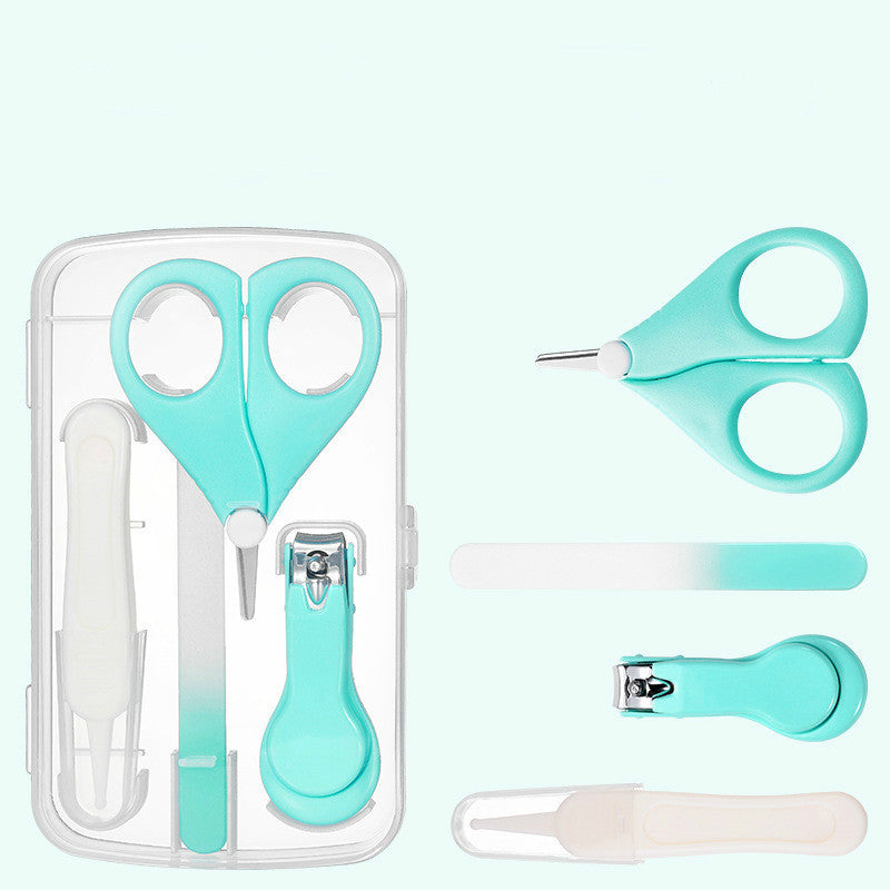 Baby Nail Care Set File, Clipper, Safety Clipper 4-Piece