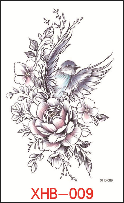 Flower Arm Tattoo Stickers, Night Market Tattoos