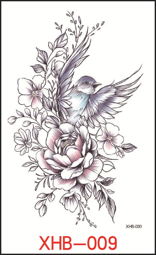 Flower Arm Tattoo Stickers, Night Market Tattoos