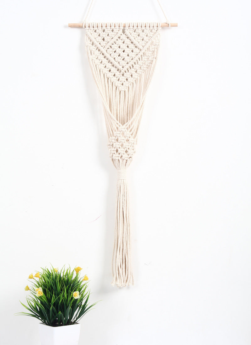Woven Net Bag, Flower Basket, Wall Decor