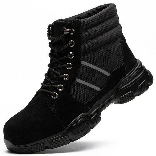 Oxford Cloth Anti-Smashing And Anti-Piercing High-Top Safety Shoes