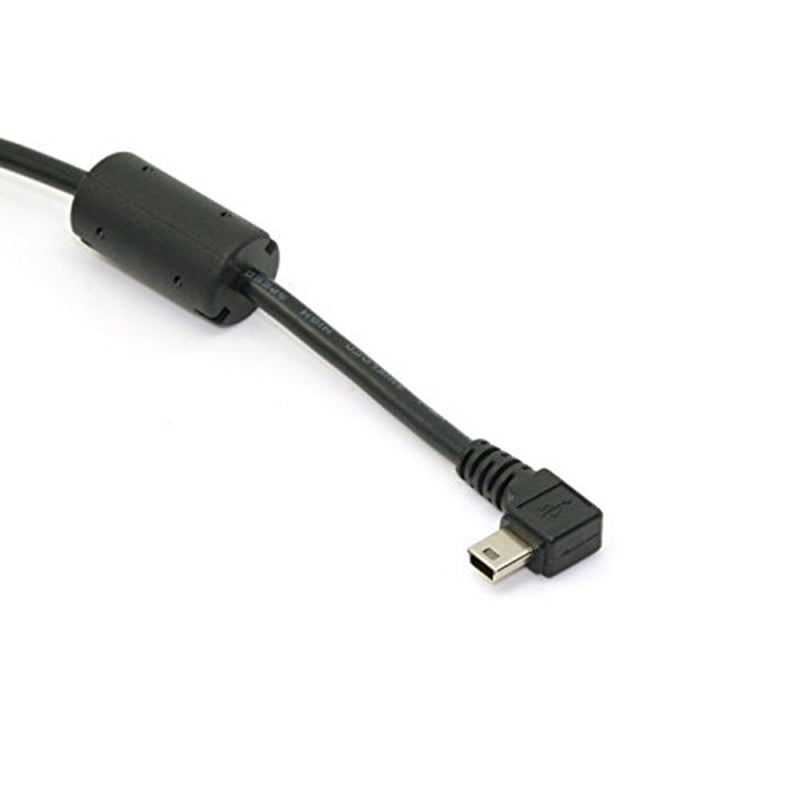 Thick Left Elbow Mini USB Male To USB2.0 Male Data Cable