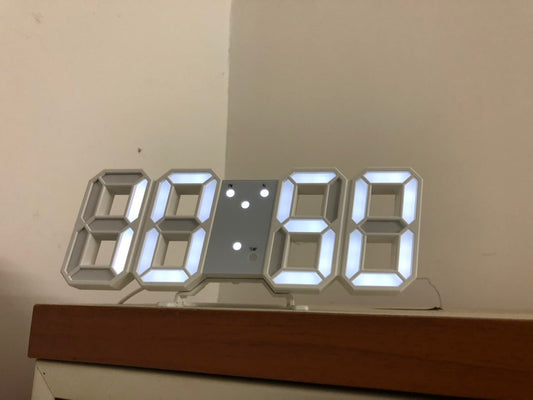 3D LED Digital Wall Clock