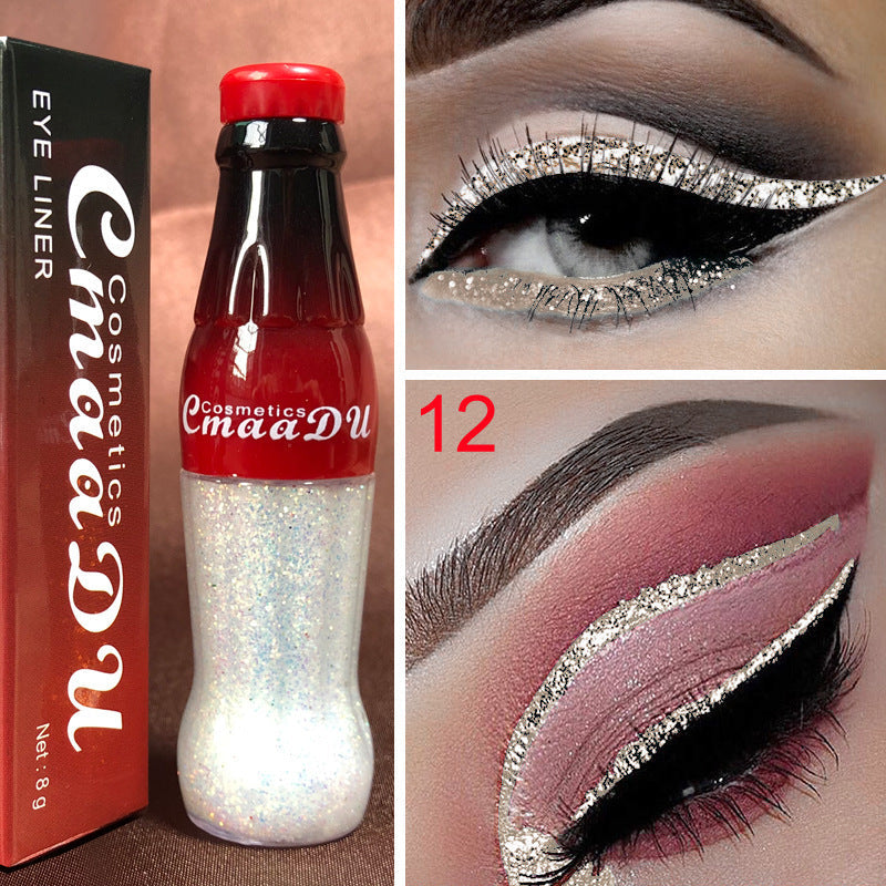 Diamond Shining Glitter Eyeliner: Party-Perfect Smoky Sexy Eyes