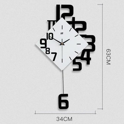 Personalized Digital Wooden Wall Clock