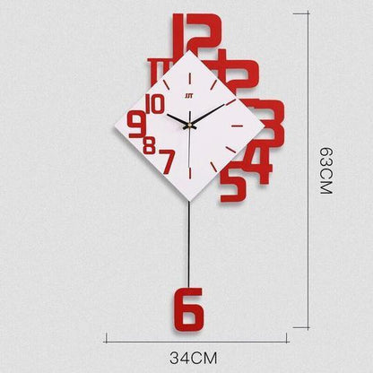 Personalized Digital Wooden Wall Clock