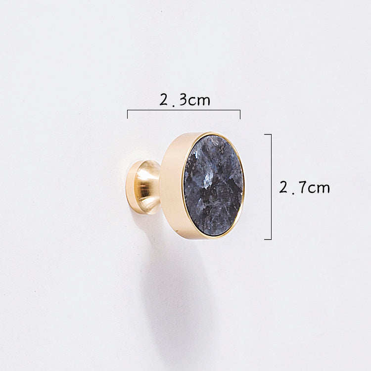 Nordic Marble Crystal Gold Brass Handle Light