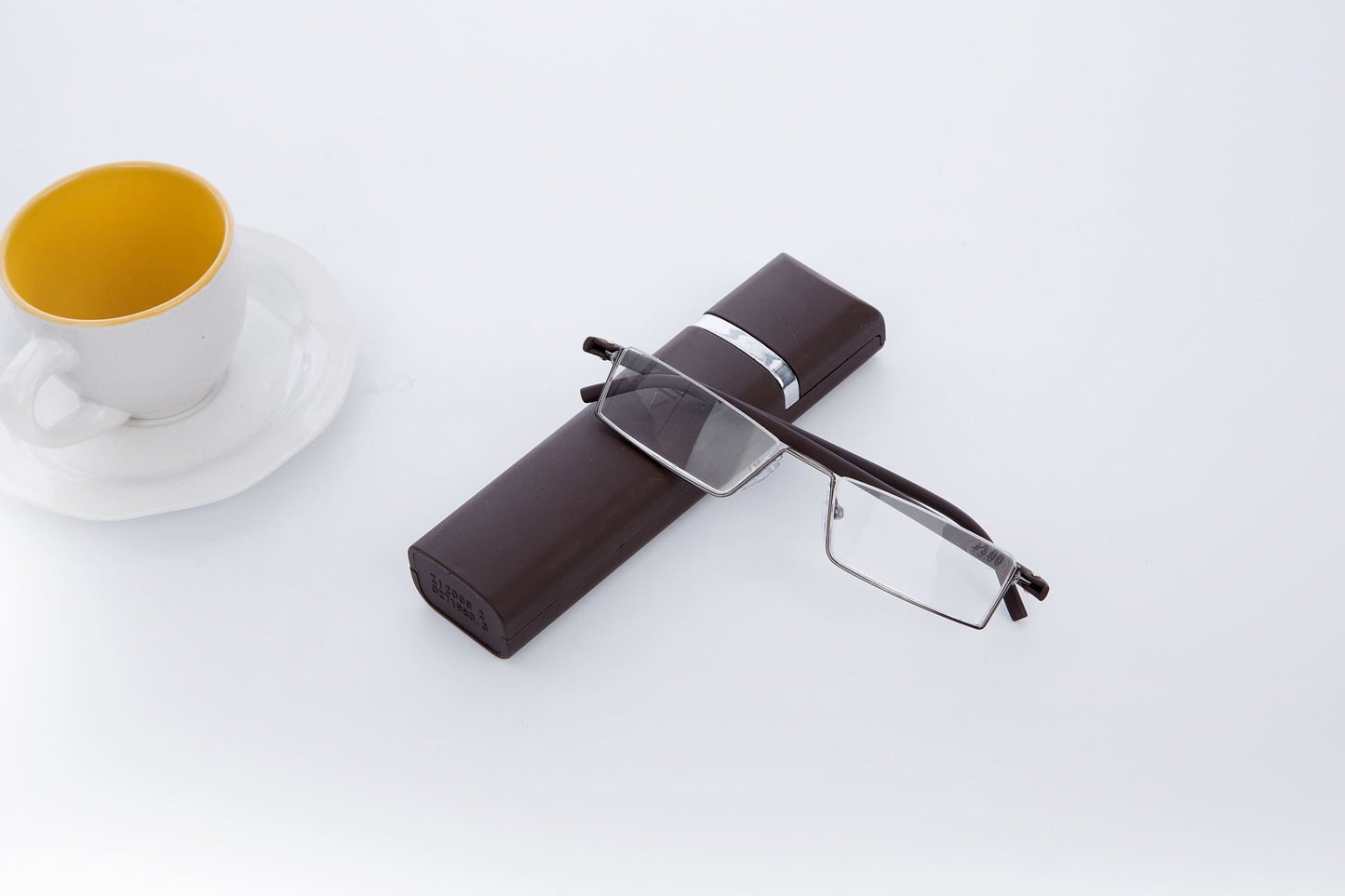 Light Half Frame Prescription Reading Glasses With Case