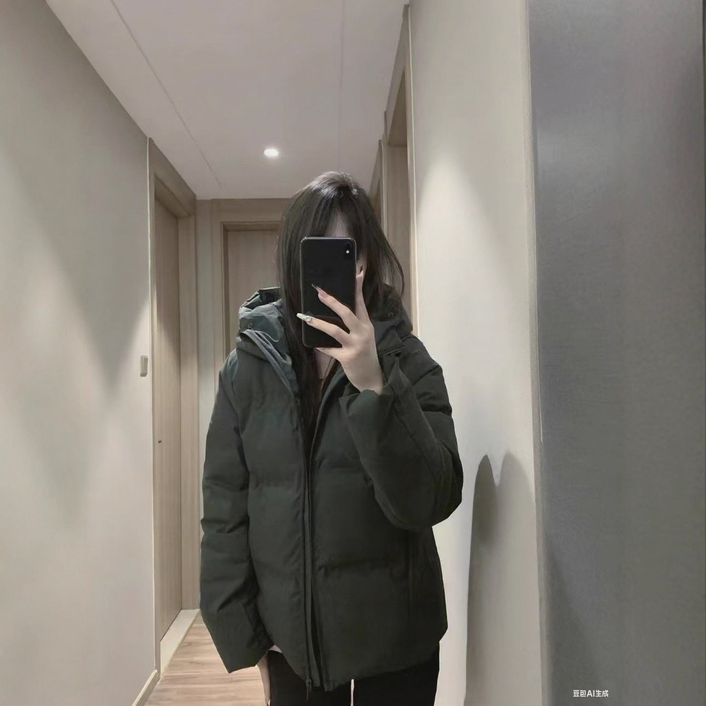 Women's Fashion Short Hooded Cotton-Padded Jacket Coats