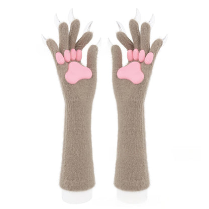 Halloween Silicone Meat Mat Long Gloves