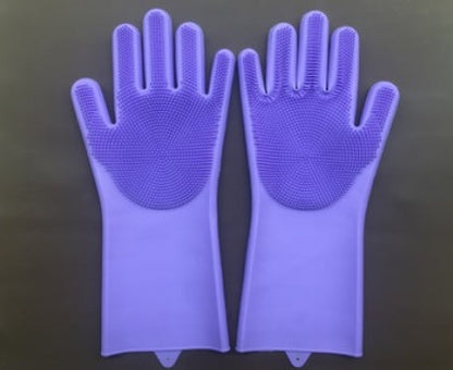Silicone Heat-Resistant Scrubbing Gloves