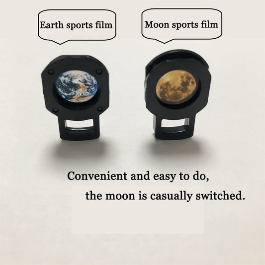 2 In 1 Star Projector Earth And Moon Projection Lamp 360 Rotating Bracket USB Led Night Light For Bedroom Decoration