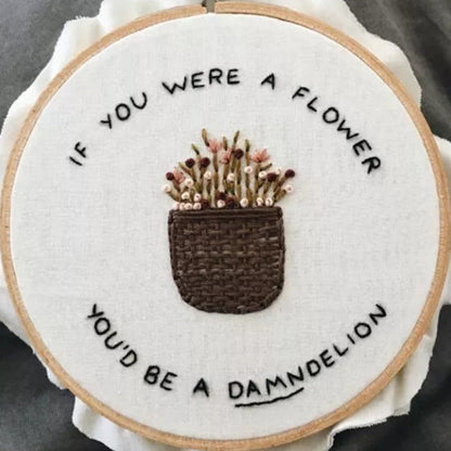 DIY handmade embroidery material package