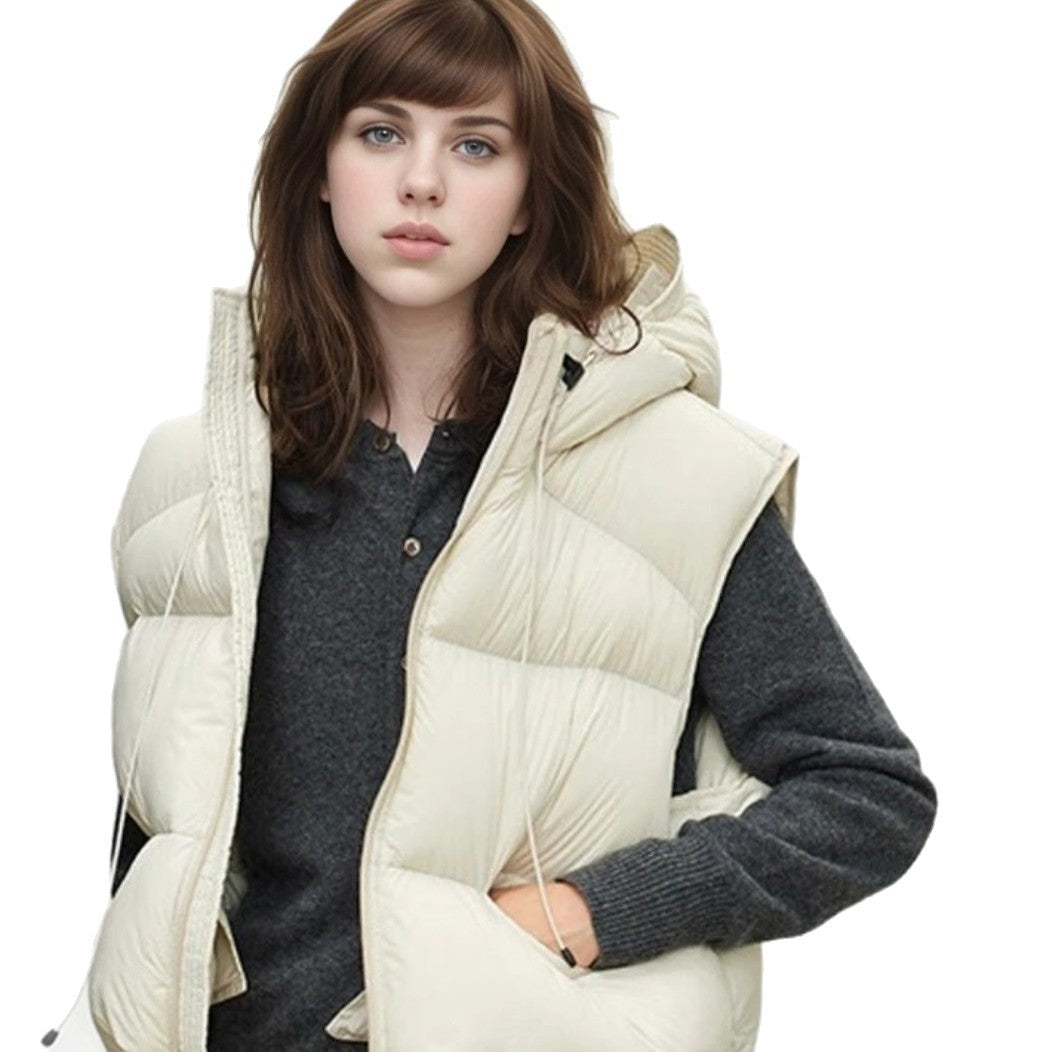 Women's Loose High-end Padded Vest-style Jacket
