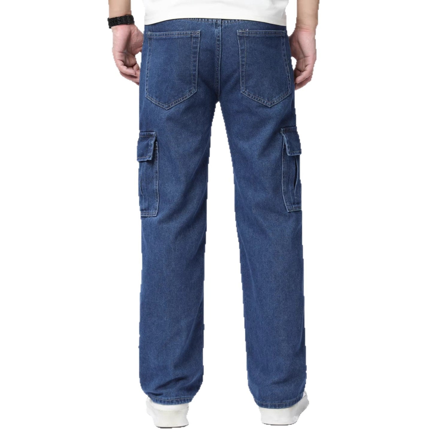 Men's Denim Casual Fashion Wide Leg Pants