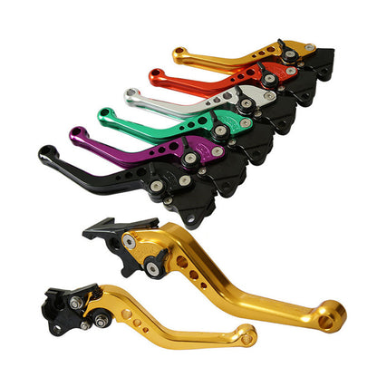 Adjustable Motorcycle Brake & Clutch Levers – CNC Aluminum Handlebar Levers (Pair)