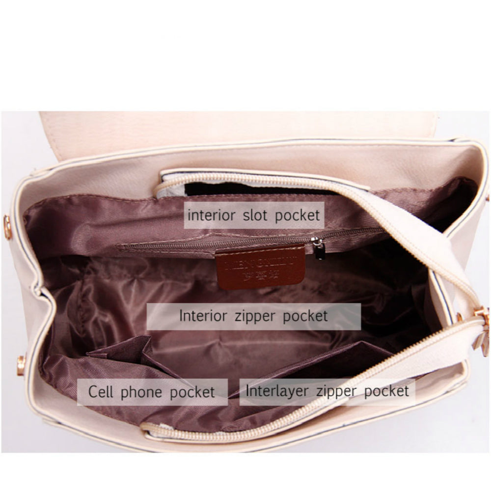 New Fashion Flower Female Backpack Women Preppy Style School Bag For Teenagers High Quality Leather Ladies' Travel Backpack