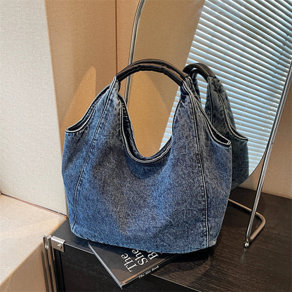 Large-Capacity Retro-Style Casual Shoulder Bag